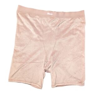 Skims Velour High Rise Bike Shorts Dusty Rose Pink BNWT Size 4XL